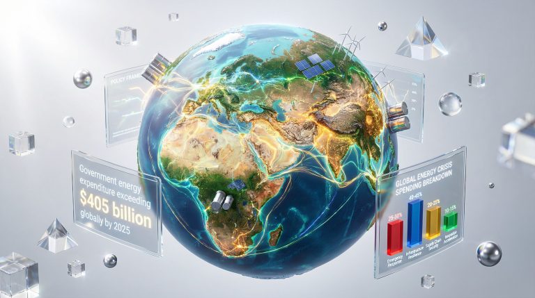 Global energy policy making visualized with data.