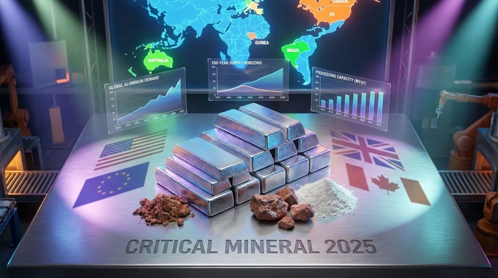 Aluminium demand and supply projections 2025.
