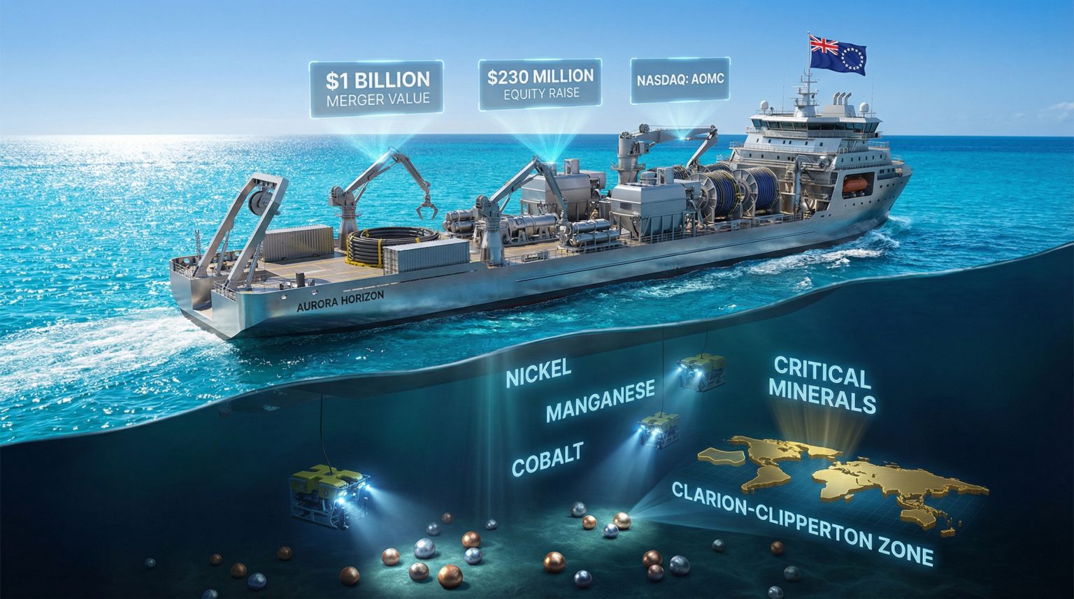 AOMC Odyssey Merger Creates $1B Deep-Sea Mining Platform