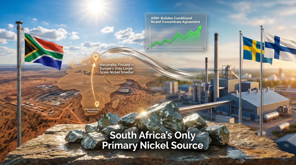 Nkomati nickel mine restart deal with Boliden graphic