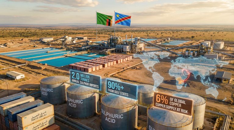 Copperbelt's sulphur impact on global supply.