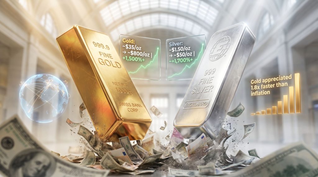 gold and silver for hyperinflation and currency collapse charts