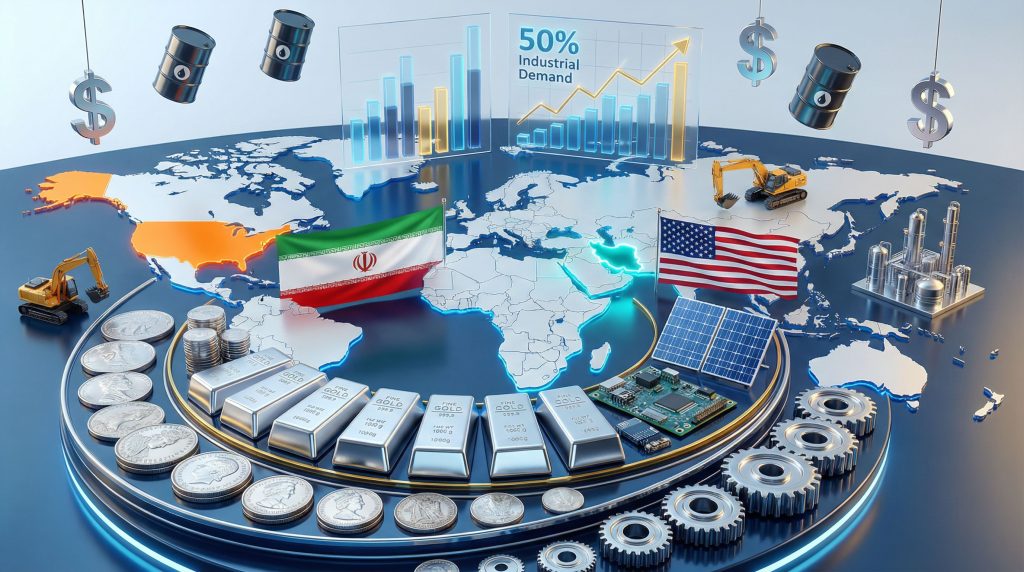 US-Iran tension raises silver demand globally.