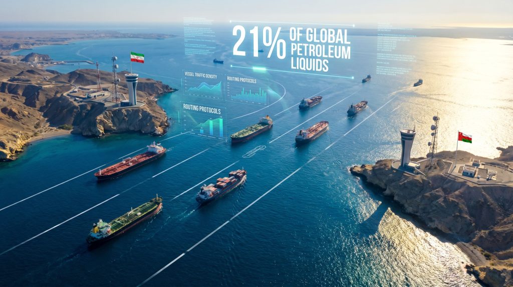 Ships navigating Strait under IMO evacuation plan.