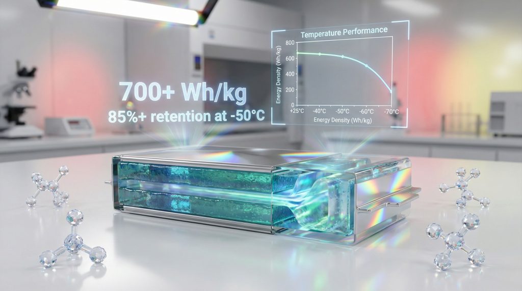 China cold-proof battery breakthrough in lab.