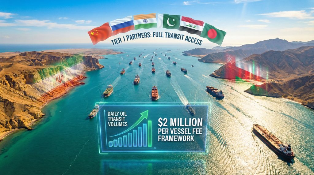 Strait of Hormuz passage agreements visualized.