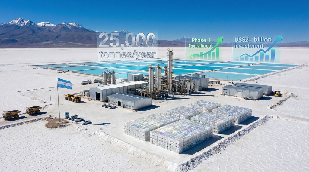POSCO lithium project Sal de Oro facility.
