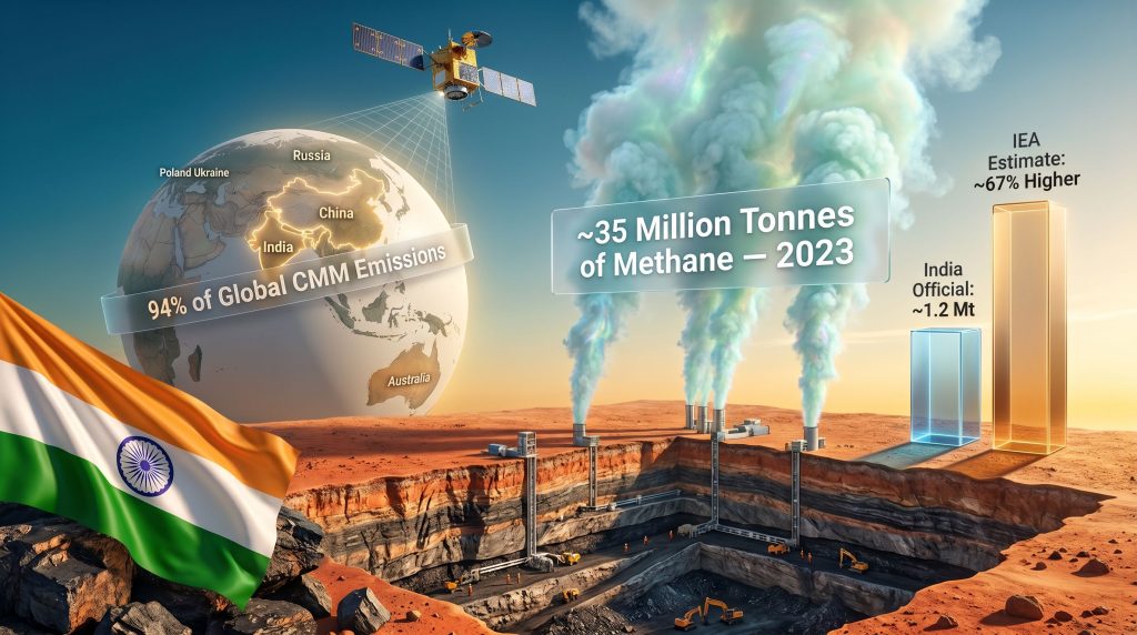 India coal mine methane data gaps infographic