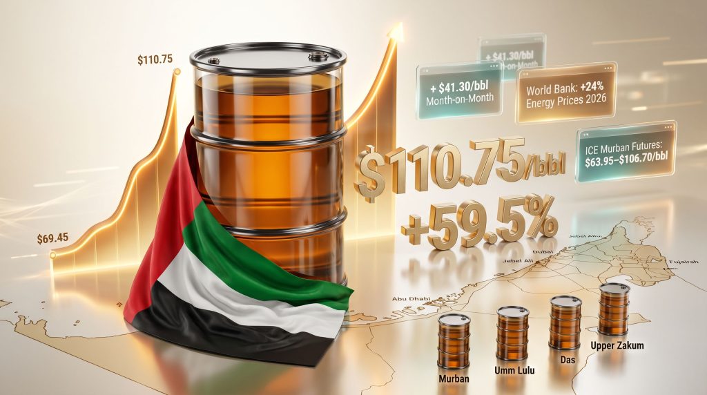ADNOC Murban crude selling price May surge graphic
