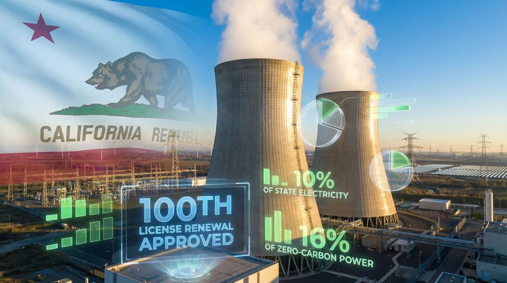 Diablo Canyon license renewal approved by NRC.