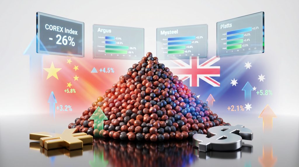 BHP adopts Chinese iron-ore pricing shift.