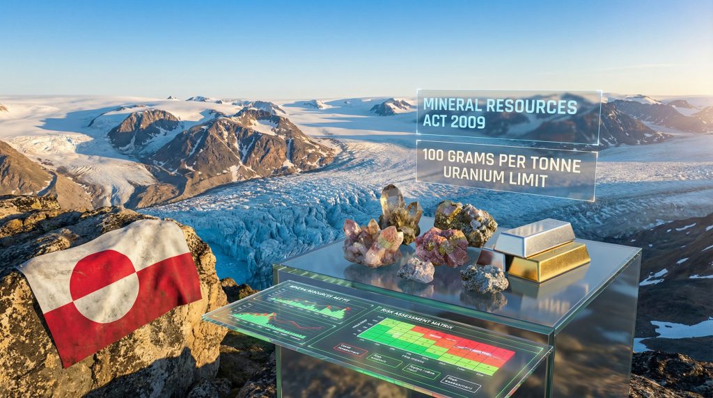 Greenland licence risk: minerals and uranium regulations.