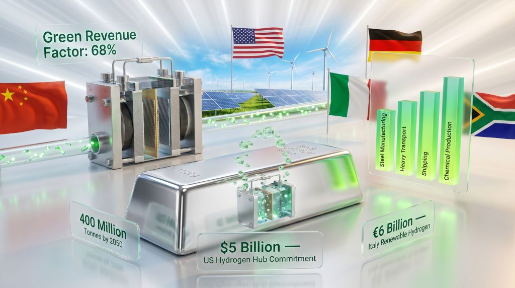 green hydrogen revival and Sibanye-Stillwater reports infographic