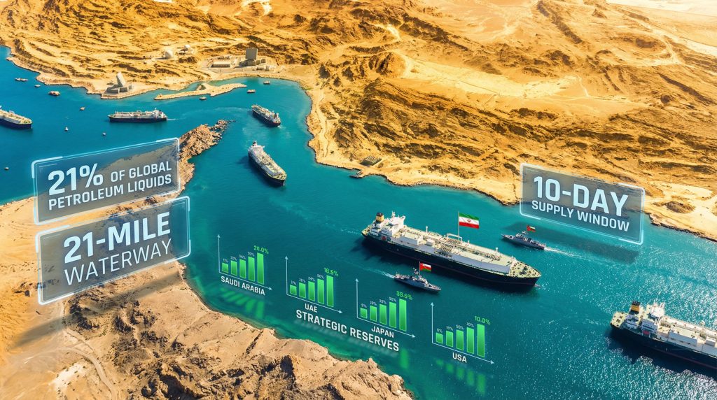 Iran amplifies LNG shortage, Hormuz blockade.