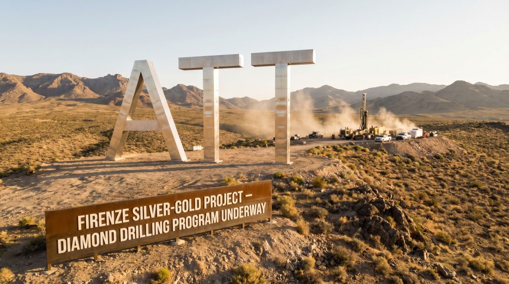 Altitude Minerals Ltd-ATT-Firenze Silver-Gold Project drilling site.