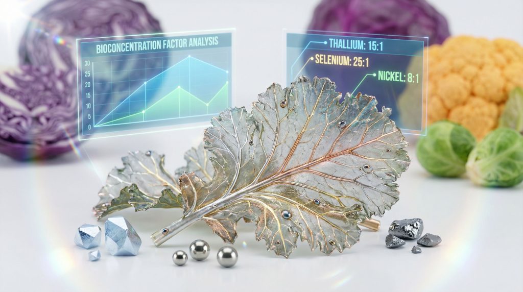 Leafy vegetables as metal mining tools.