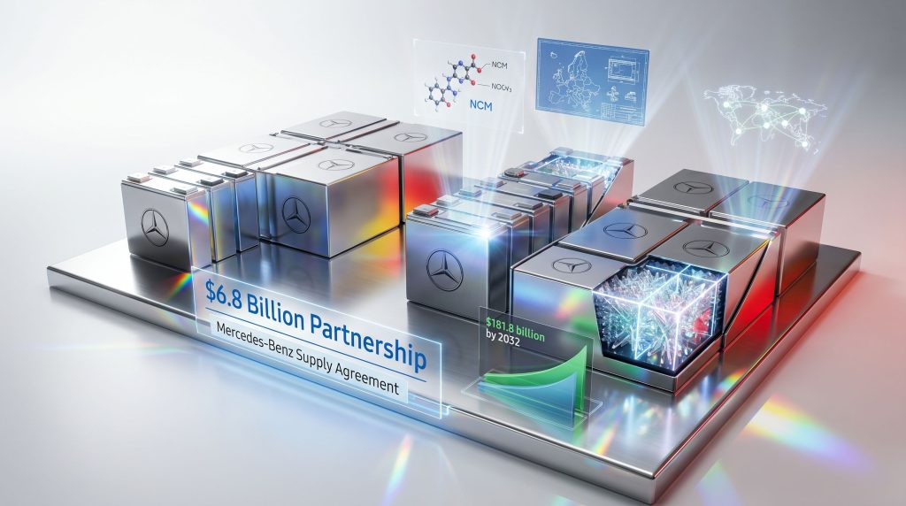 $6.8 billion Samsung SDI Mercedes-Benz partnership.