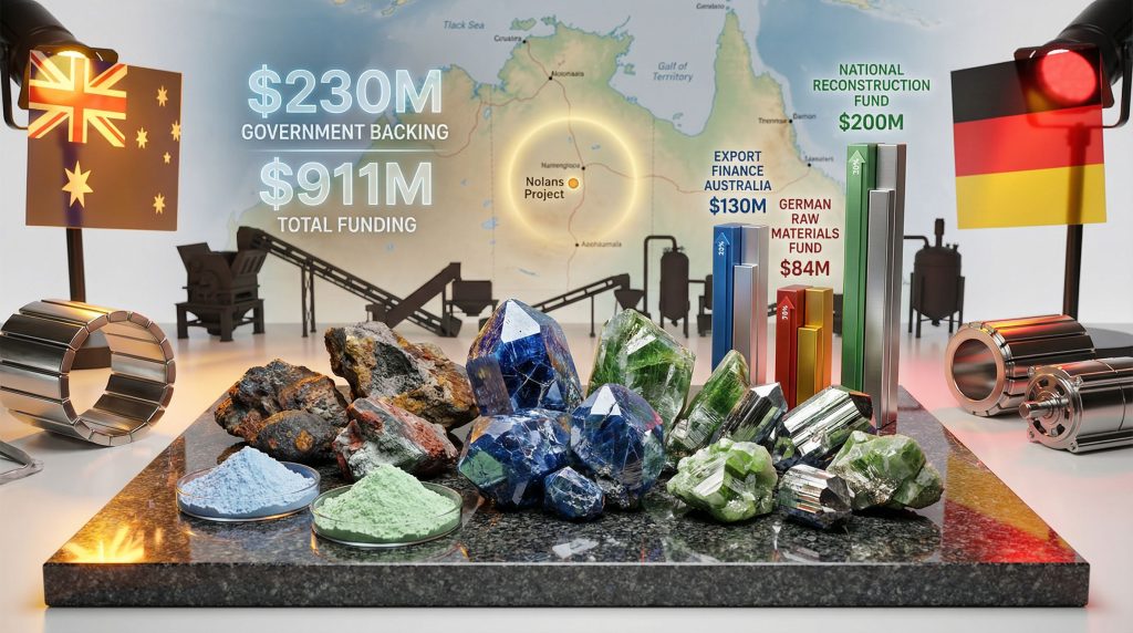 Arafura Rare Earths secures significant new funding.