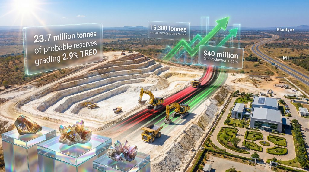 Kangankunde Rare Earths Project: Mining operation overview.