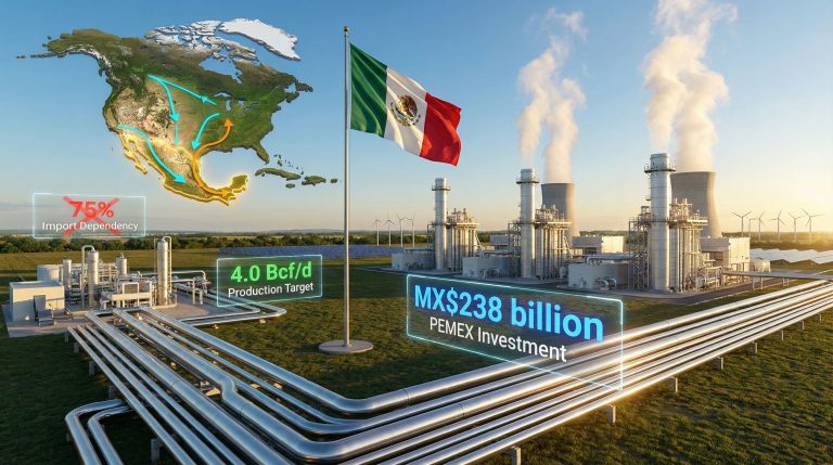 Mexico's new gas strategy details visualized.