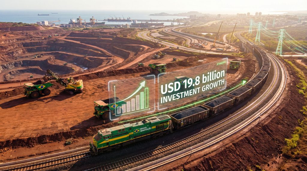 Mining industry boosts logistics in Brazil.