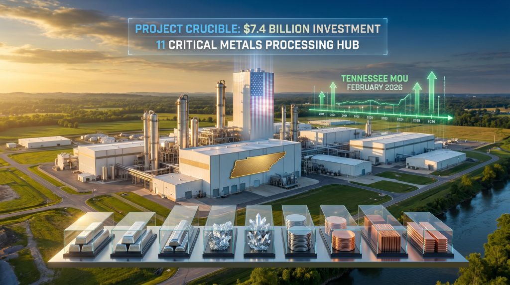 Project Crucible FAST-41 permitting industrial facility.