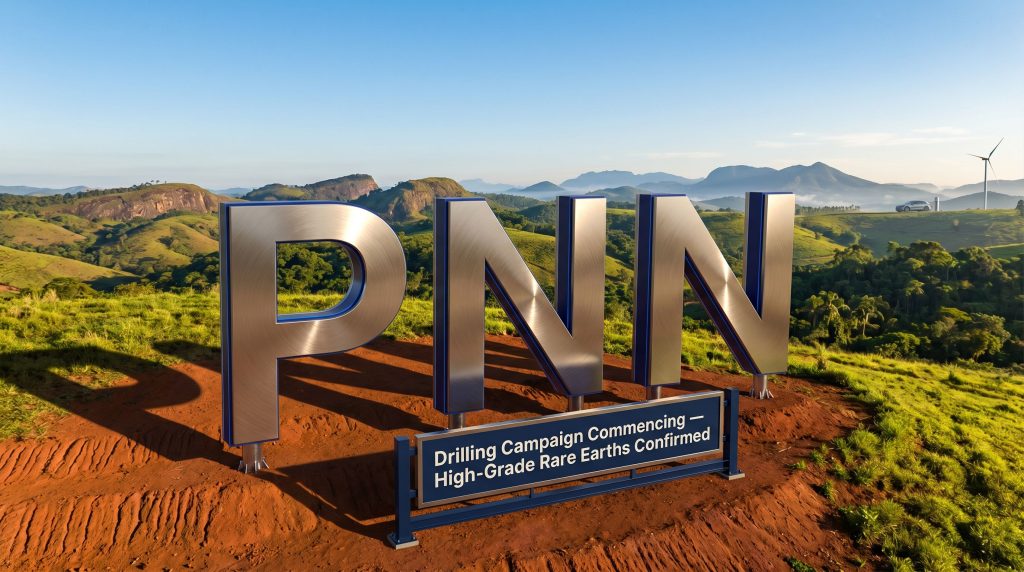 Power Minerals Ltd-PNN-PNN rare earth drilling campaign landscape sign