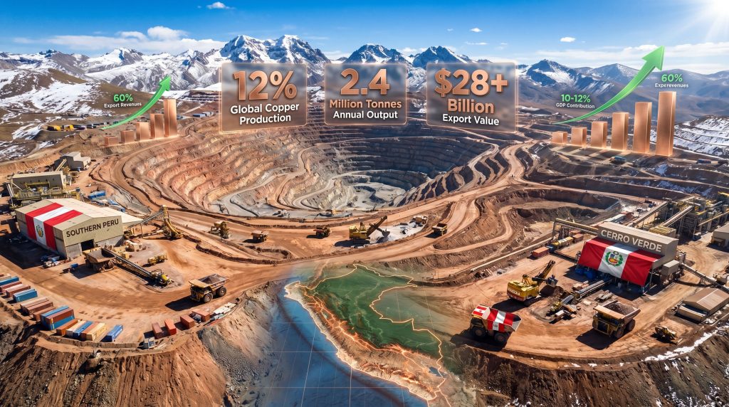 Peruvian mining industry under new regulations.