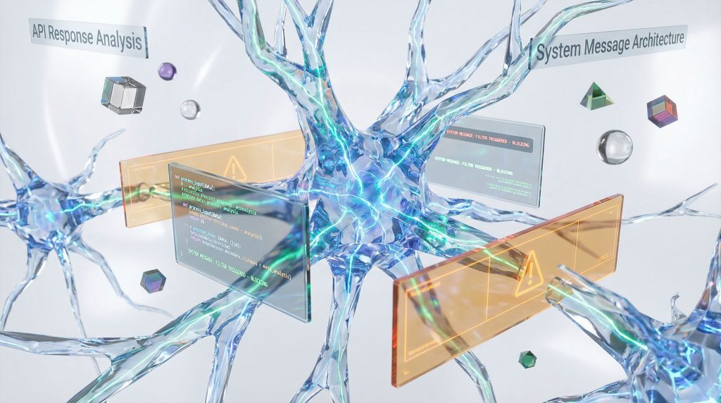 Futuristic data visualization with digital architecture.