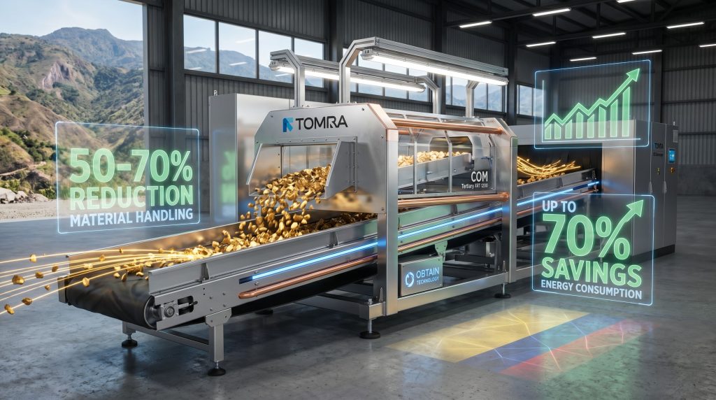 TOMRA's ore-sorting boosts efficiency in Colombia.