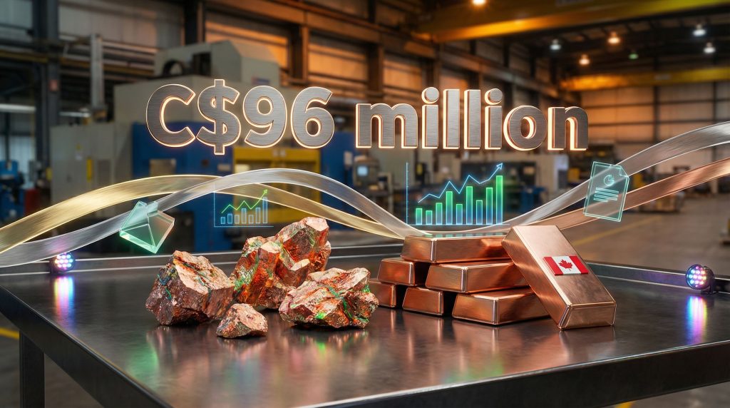 Canadian Copper secures C$96 million investment.