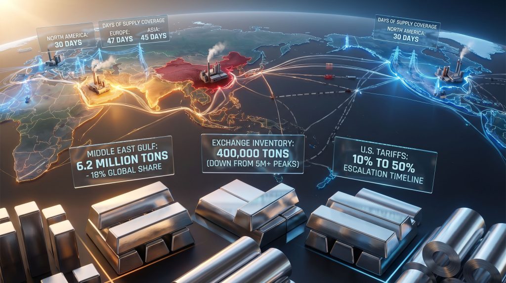 Global aluminum supply crisis and tariffs.