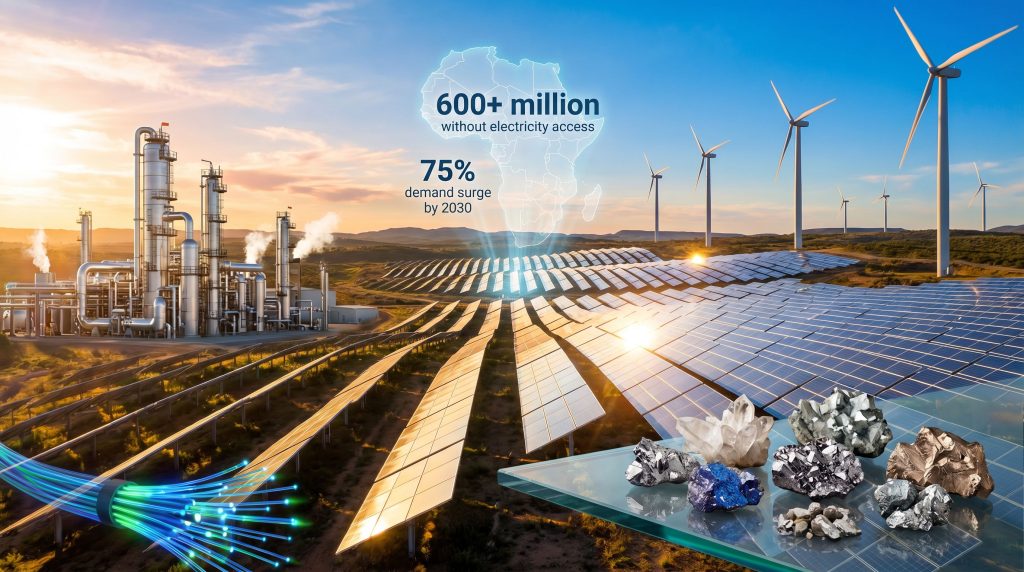 Renewable energy challenges in African regions.