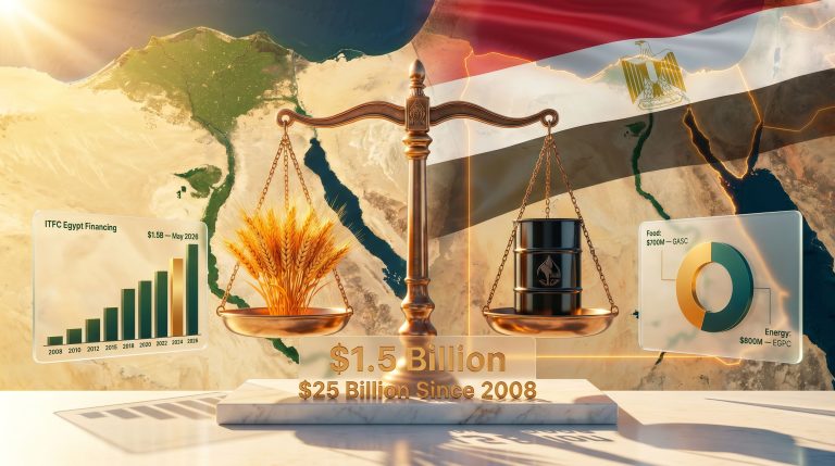 Egypt $1.5 billion ITFC financing deal infographic