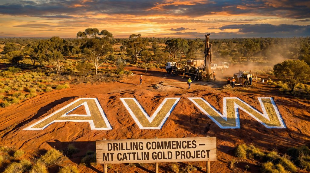 Avira Resources Ltd-AVW-AVZ drilling at Mt Cattlin gold project