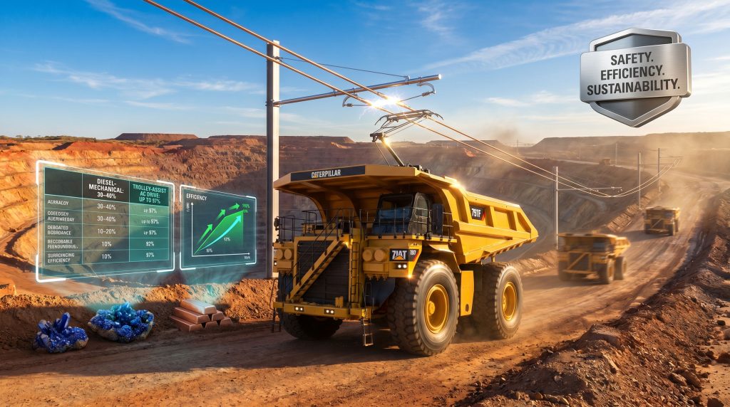 Electric mining Siemens drives safer sustainable operations