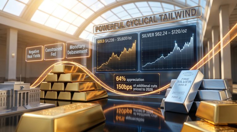 why gold and silver are rising as the Fed cuts rates charts and bullion