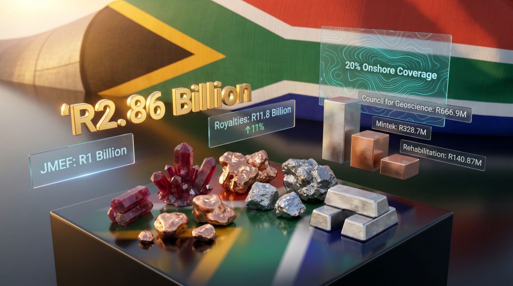 South Africa mining budget push infographic