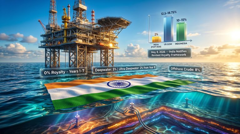 India cuts royalty on oil and gas producers infographic