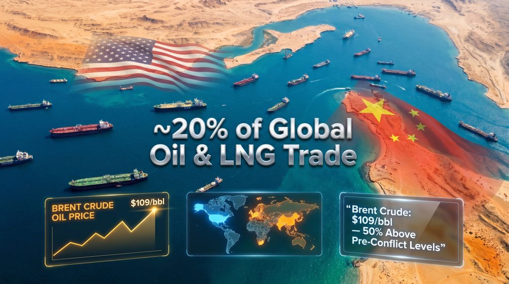 Strait of Hormuz reopening talks impact oil shipping