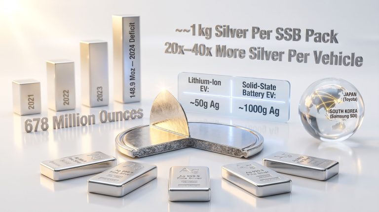 silver solid state battery thesis infographic comparison
