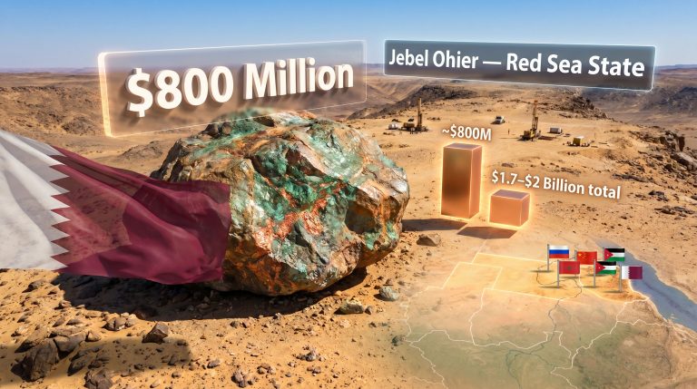 Qatar restarts Sudan mining operations infographic