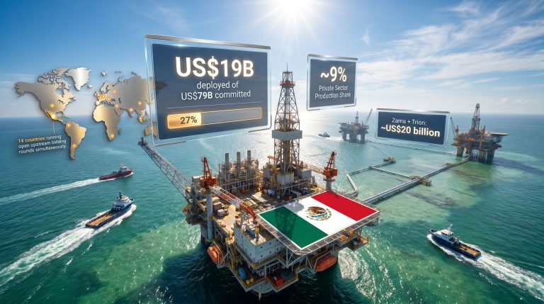 investment in Mexico’s oil sector infographic