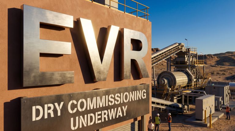 EV Resources Ltd-EVR-EVR dry commissioning industrial facility underway