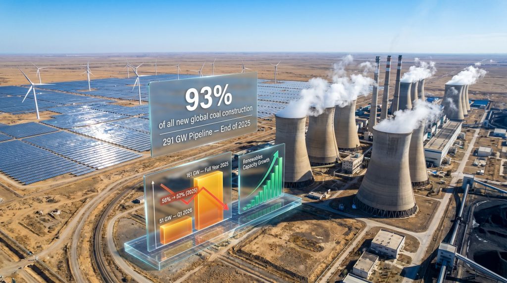 Chinese firms speed up plans to build new coal power plants infographic