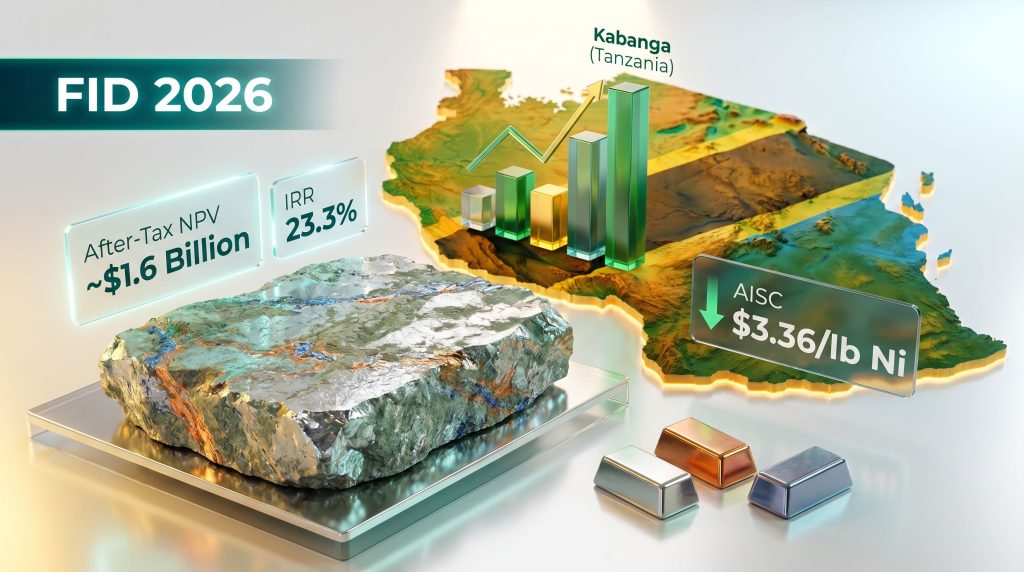 Kabanga Nickel Project FID 2026 infographic