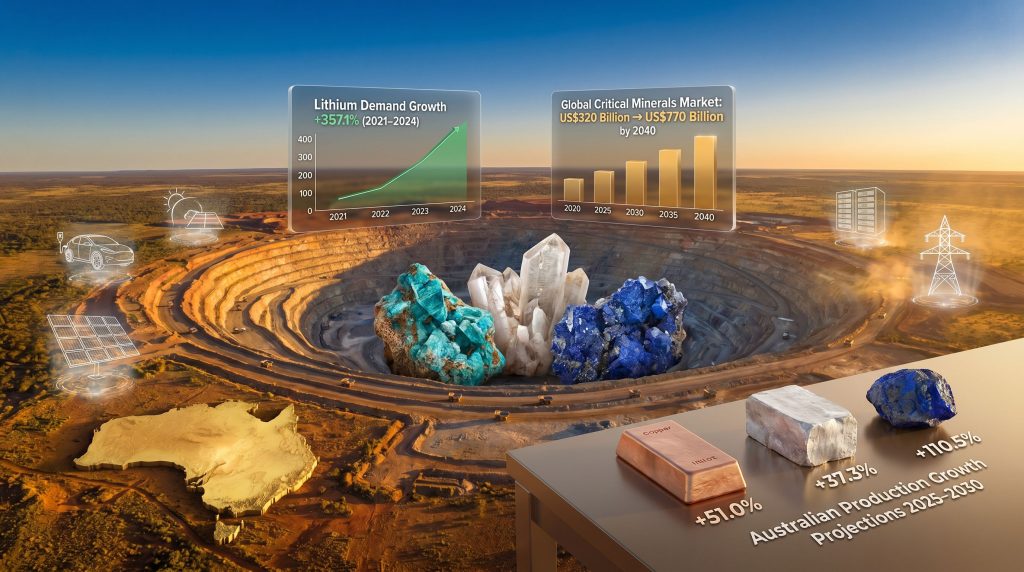 critical minerals supercycle debate mining growth infographic
