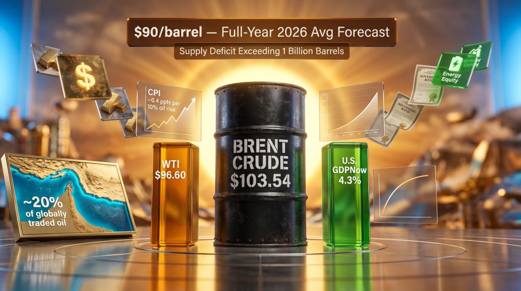 Oil influence on inflation and markets infographic