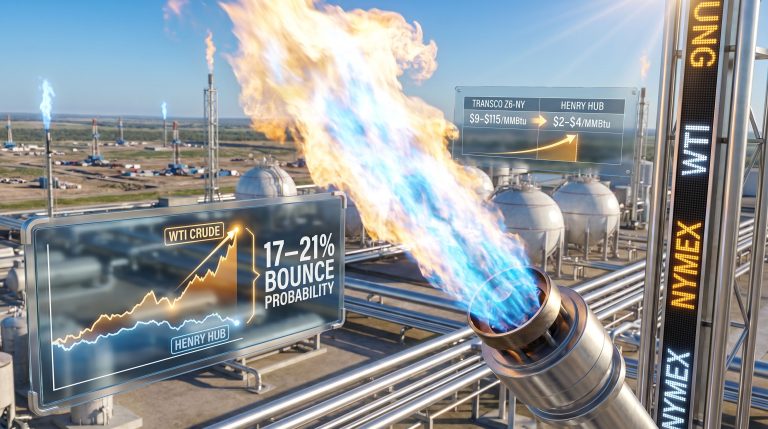 natural gas catch-up trade against oil charts