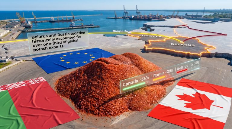 US wants Ukraine to help ease restrictions on Belarus potash exports map